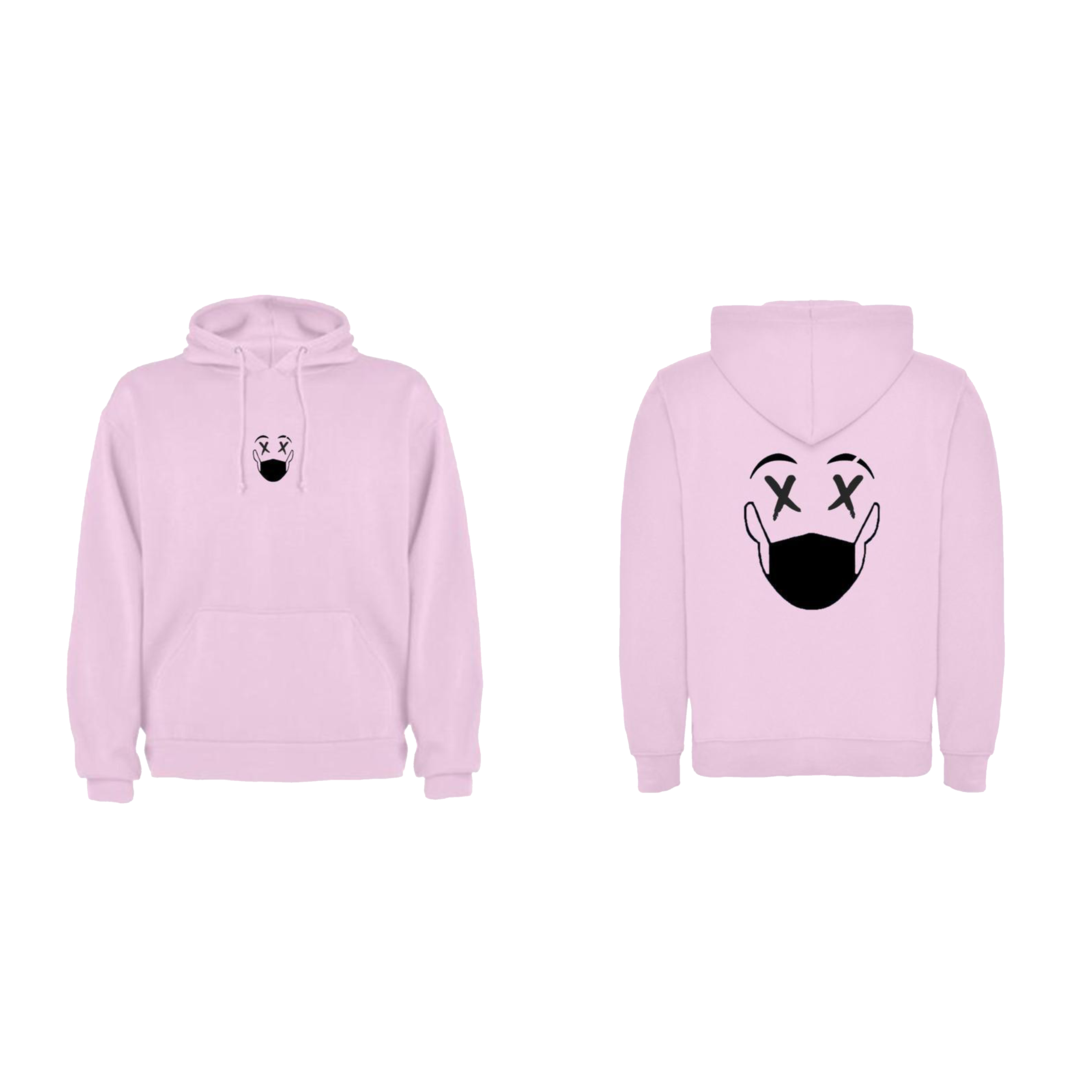 SUDADERA ROSA CON CAPUCHA – RAV®️